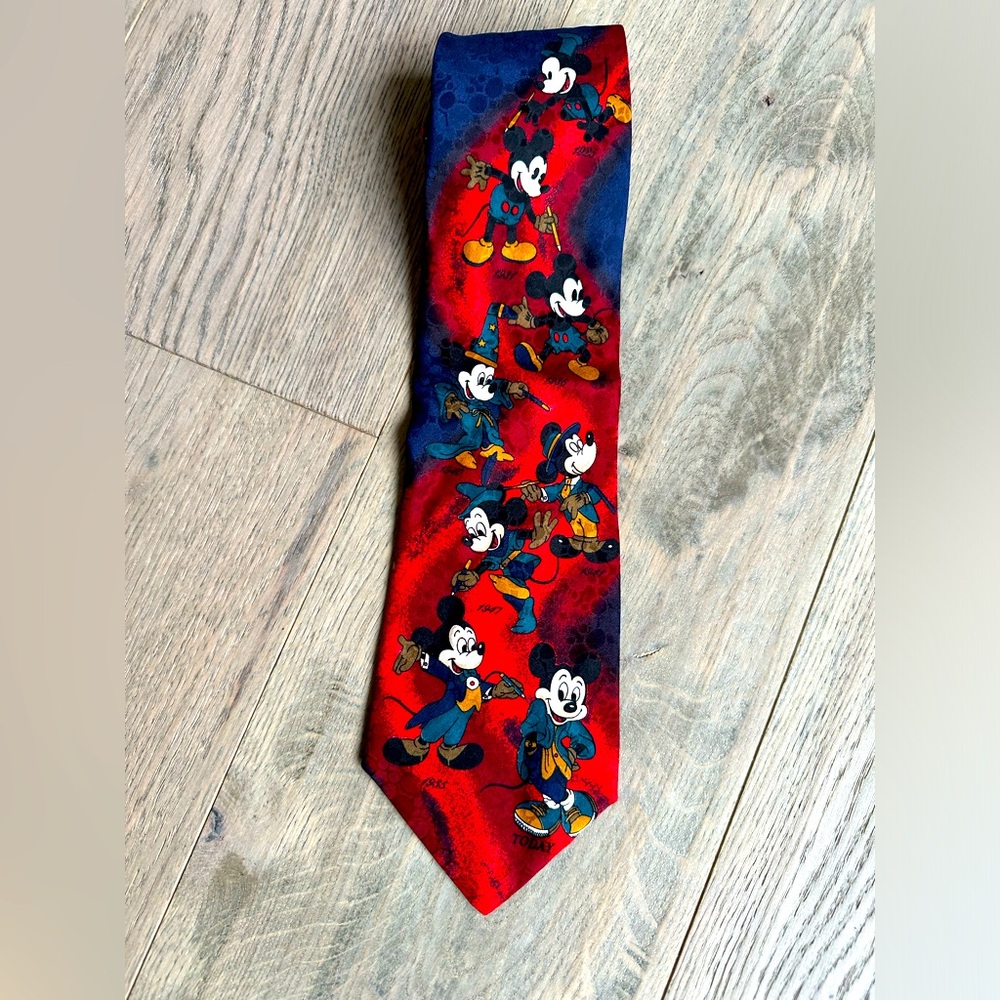 Walt Disney, silk necktie, hand made in Italy